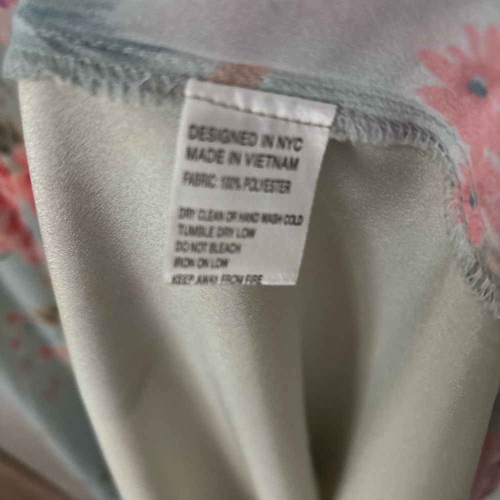 Yumi Kim High Demand Sweet Dawn Dusk Blue Floral Maxi Dress XS Spring Wedding - Picture 8 of 8